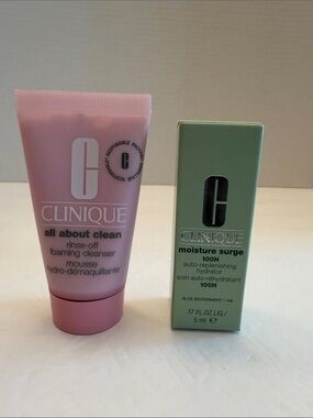 Clinique Duo - Moisture Surge and Foaming Cleanser